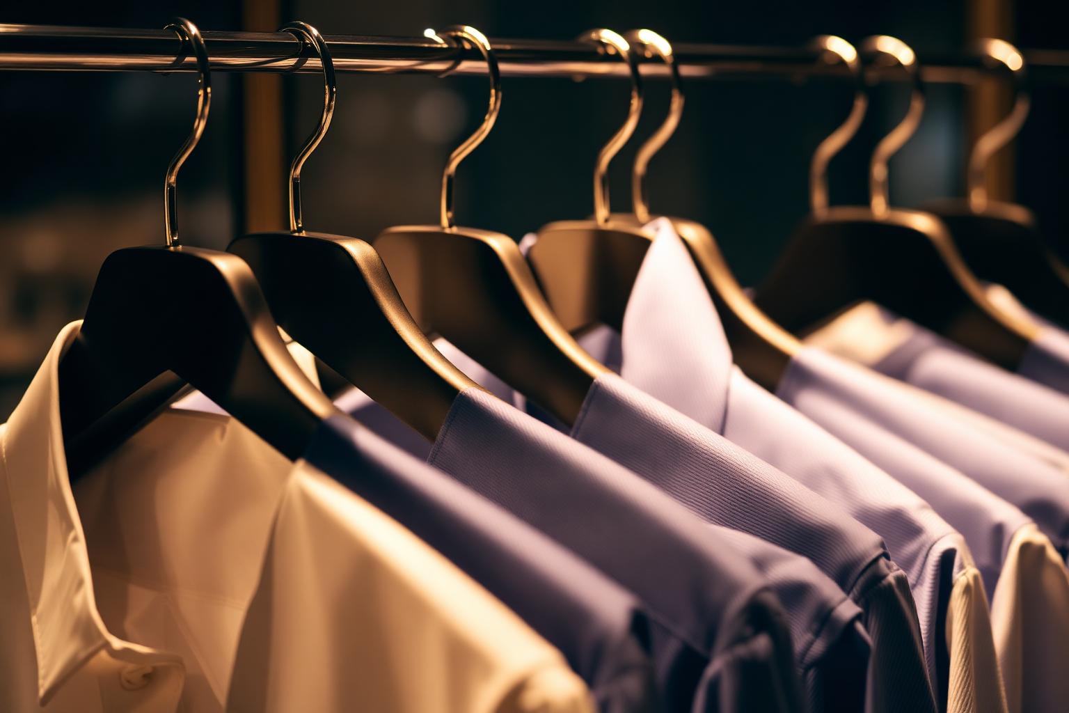 Vêtements pressés
